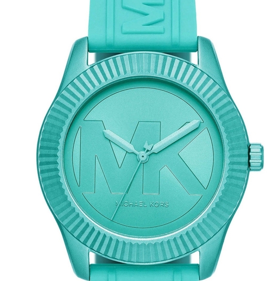 Michael kors women's turquoise silicone watch - Picture 4 of 7
